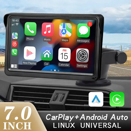 Écran CarPlay 7" Sans Fil 🚗📱